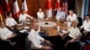 Radna večera tokom prvog dana samita G7 u bavarskom dvorcu Schloss Elmau, u blizini Garmisch-Partenkirchena, Njemačka, 26. juna 2022.
