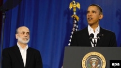 Barack Obama i Ben Bernanke