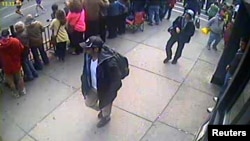 An FBI handout of the suspects in the Boston Marathon bombing, ethnic Chechen brothers Tamerlan and Dzhokhar Tsarnaev.