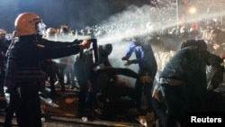 Police in Istanbul attempt to quell protests against the arrest of Mayor Ekrem Imamoglu.