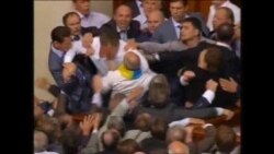 Fracas In Ukraine Parliament Over Language Law