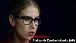 Russian opposition activist Lyubov Sobol (file photoO