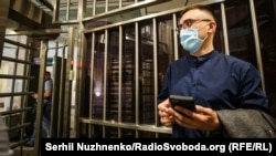 Serhiy Sternenko in court in Kyiv on June 11.