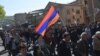 Armenia - Opposition supporters demonstrate in Yerevan, 17 April 2018.