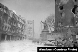 When the war ended in 1945, Koenigsberg was devastated, its historical center razed by British bombing raids and much of the rest destroyed during fighting between the Soviet Red Army and retreating German forces.