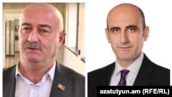 «Քաղաքացիական պայմանագրի» պատգամավորներ Հովիկ Աղազարյան և Նարեկ Զեյնալյան
