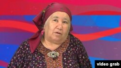 RFE/RL Turkmen Service correspondent Soltan Achilova 