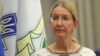 Виконувач обов’язків міністра охорони здоров'я України Уляна Супрун під час брифінгу. Київ, 1 серпня 2016 року