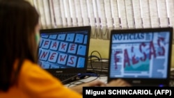 Authoritarian regimes are consolidating their control over information under the pretext of fighting "fake news," the report says, comparing it to use in the past of "terrorism" to quell dissent.