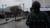Памятник "зеленому человечку" в Симферополе