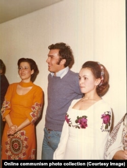 Nicu Ceausescu (center) with unidentified women during the 1976 party. The younger Ceausescu was sentenced to prison after his parents’ killings and died from liver disease in Vienna in 1996 aged 45.