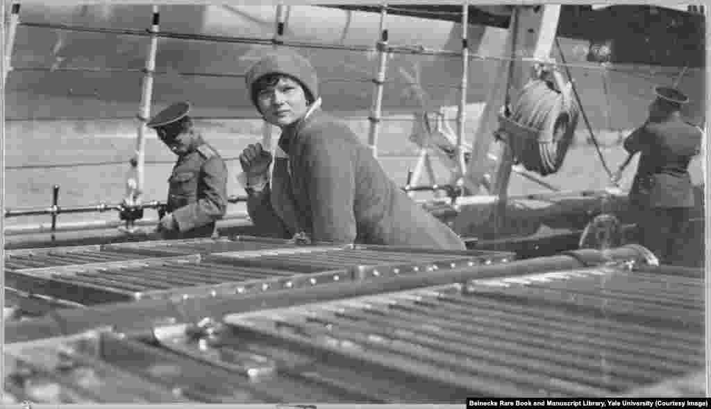 Tatyana Romanov aboard the Standart. Tatyana was described by an associate as a &quot;poetical creature, always yearning for the ideal, and dreaming of great friendships which might be hers.&quot;