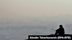 Tehran's skyline is regularly obscured by smog.