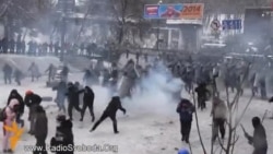 Police Beat Back Protesters In Kyiv